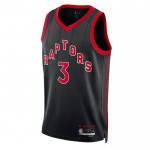 Toronto Raptors Trikot OG Anunoby 3 Jordan 2022-23 Statement Edition Schwarz Swingman - Herren